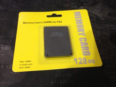 天空艾克斯 超便宜 PS2 副廠128MB 記憶卡 全新