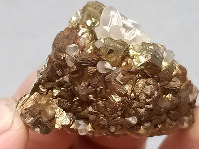 【二手】黃鐵礦，聚晶形成紋理，非常特殊 水晶 礦石 原石 【探幽坊】-1761