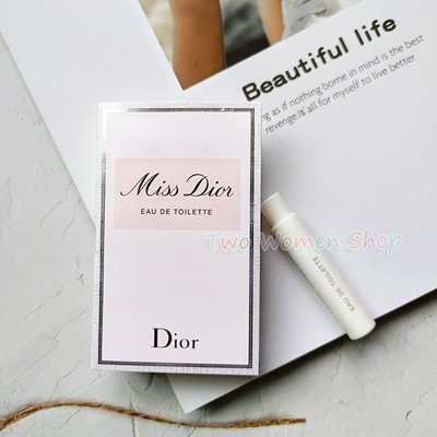 【迪奧】NEW! 限量 Miss Dior 淡香水 1ml 明亮花香調 全新專櫃體驗 試用 輕巧好攜帶 原廠針管香水