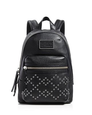 美國名牌MARC BY MARC JACOBS Backpack專櫃限定款黑色皮革後背包書包現貨在美特價$14800含郵