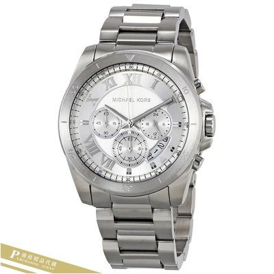 雅格時尚精品代購Michael Kors MK8562 男錶 MK 不鏽鋼三眼計時手錶 流行腕錶  美國正品