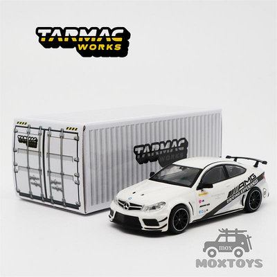 Tarmac works TW汽車模型164  梅賽德斯-賓士C63 AMG黑色系列AMG