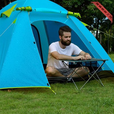 Naturehike挪客P系列帳篷4人帳篷沙灘防曬防雨雙人露營野營帳篷-騰輝創意