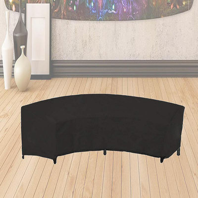 【現貨】跨境亞馬遜 弧形戶外沙發家具防塵罩 210D Curved Sofa Cover