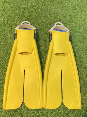APOLLO BIO FIN 黃 潛水/浮潛 生化蛙鞋 SIZE XS 99%近全新 已改彈簧扣