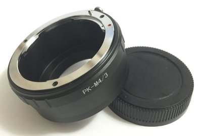 PENTAX PK K鏡頭轉Micro M 43 M4/3相機身轉接環送後蓋 PENTAX-OLYMPUS PK-M43