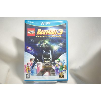 [耀西]二手 純日版 任天堂 Wii U WiiU 樂高蝙蝠俠 3：飛越高譚市 含稅附發票
