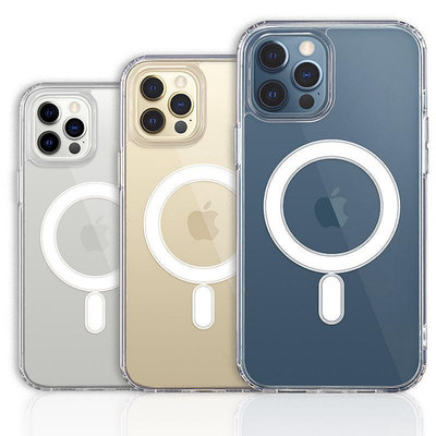 適用Apple iPhone15 Pro Max 14 magsafe clear case 手機殼13pro手機殼 保護套 保護殼 防摔套