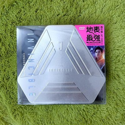 優選現貨· CD唱片訂購 周杰倫 地表最強THE INVINCIBLE演唱會DVD 精裝鐵盒版CD3165