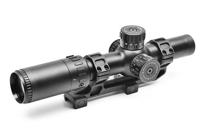 [01] 高品質 MIESSA 1-6X24 瞄準鏡 附 G&amp;E 連體架 ( 瞄準鏡倍鏡快瞄紅外線外紅點內紅點快瞄定標器