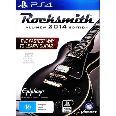 【一起玩】 PS4 搖滾史密斯 2014 重製版 英文版(附音源線) Rocksmith 2014 Edition