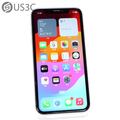【US3C-台南店】【一元起標】台灣公司貨 Apple iPhone XR 128G 6.1吋 白色 A12六核心處理器  iSight鏡頭 二手手機
