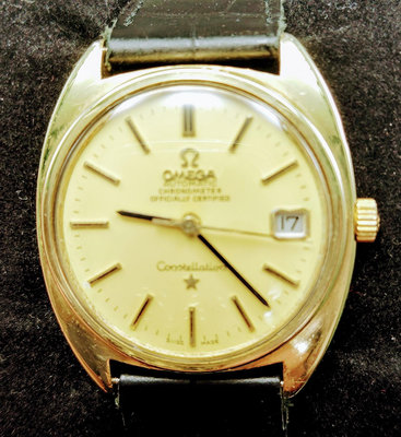 OQ精品腕錶 OMEGA 瑞士564天文台錶 不含龍頭35mm 包金10m