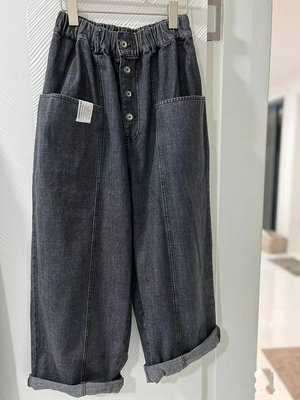 正韓korea韓國製SLK505藍色平口袋丹寧牛仔褲  現貨 小齊韓衣