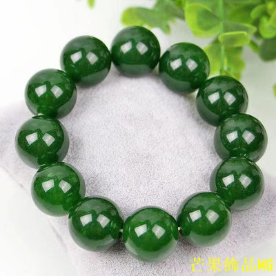 芒果飾品MG天然綠玉手鍊,富綠很迷人,讓你感覺舒適