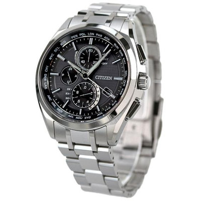 預購 CITIZEN AT8040-57E 星辰錶 41.5mm ATTESA 電波 黑色面盤 鈦金屬錶帶 男錶