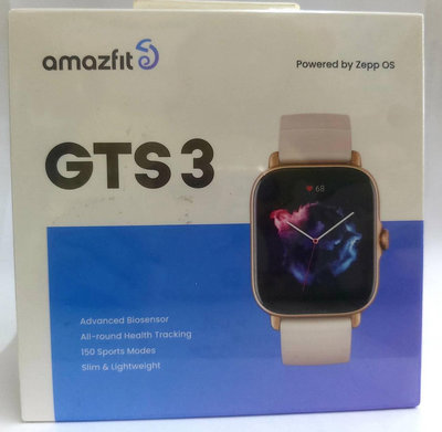 Amazfit 華米 GTS 3無邊際鋁合金智慧手錶 智能運動手錶 象牙白 A2035