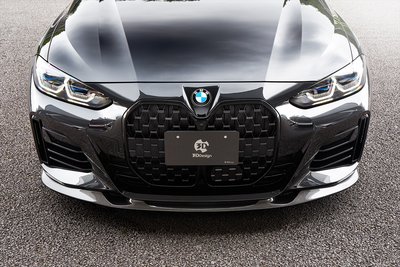 【天翊國際】BMW G26 3D款 抽真空 碳纖維 前下巴