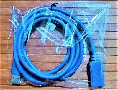 USB3.0公對母延長線1.5M (藍色)