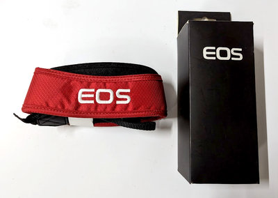全新 未使用 CANON 佳能 EOS 單眼 數位相機 傳統相機 都可用 紅色 圖騰 彩虹先進 原廠 減壓 背帶