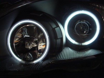 小亞車燈╠ 全新高質感 CRV 07 年 黑框 CCFL 光圈 魚眼 大燈 特價一組
