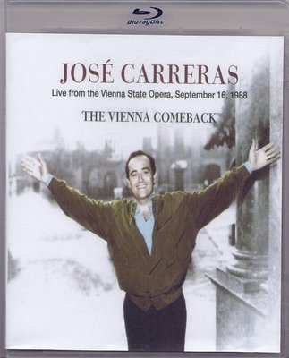 音樂居士新店#Jose Carreras The Vienna Comeback 1988 卡雷拉斯演唱會 26G#CD專輯