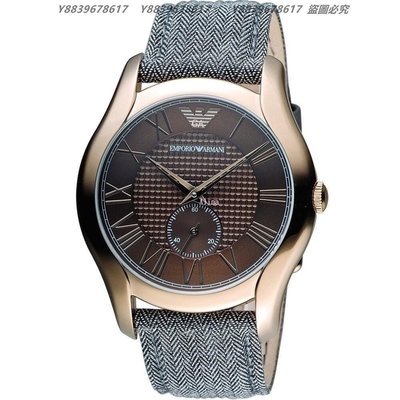 美國代購EMPORIO ARMANI 亞曼尼手錶 AR1985 復古立體羅馬刻度腕錶 手錶 歐美代購