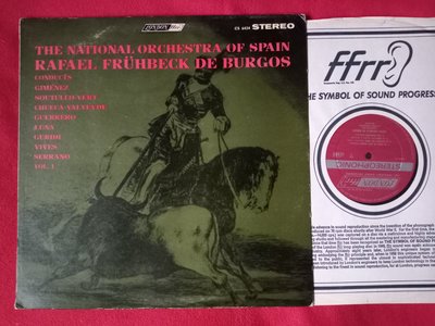 London CS 6424/西班牙管弦樂小品集/de Burgos/英國FFRR grooved首版/NM/無英國版