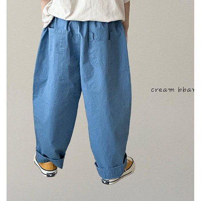 S~XL ♥褲子(BLUE) CREAM BBANG-2 24夏季 CBG240418-002『韓爸有衣正韓國童裝』~預購