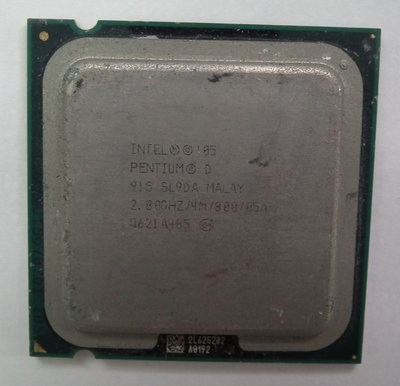 Pentium D 915 2.8Ghz正式版雙核心EM64T 4M cpu lga775 intel處理器pd915