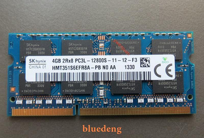 海力士hynix現代4G DDR3 3L 1600 筆電記憶體4GB 12800兼容1333