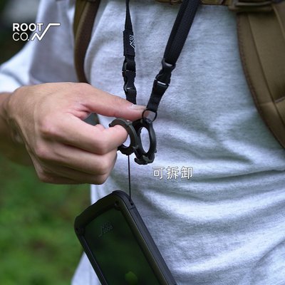 日本ROOT CO.多功能可調節可拆卸手機掛繩/扣多用途戶外掛脖肩帶