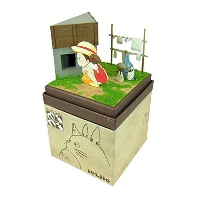 日本正版 Sankei 宮崎駿 吉卜力 龍貓 發現小龍貓 迷你 紙模型 需自行組裝 MP07-46 日本代購