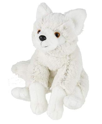 9011c 歐洲進口 好品質 可愛北極狐狸白色狐狸動物抱枕絨毛毛絨娃娃玩偶擺件擺設品送禮禮品