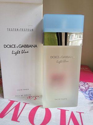 Dolce &amp; Gabbana Light Blue 淺藍 女性淡香水 100ML 《TESTER》