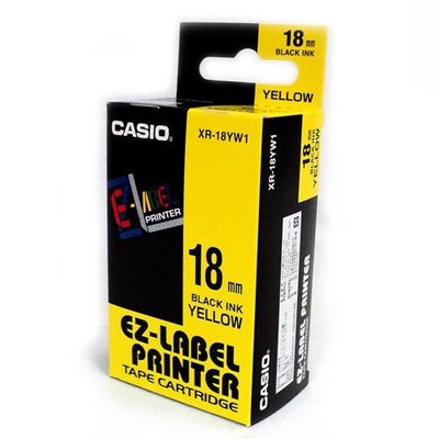 CASIO原廠標籤帶 18mm色帶適用: KL-170 / KL-170plus / KL-G2TC