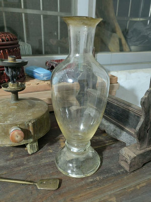 民國老玻璃花瓶