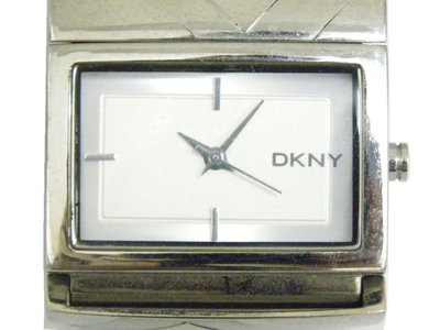 [專業] 女錶 [DKNY NY4S65] DKNY 女石英錶[銀白面]石英/中性/潮錶