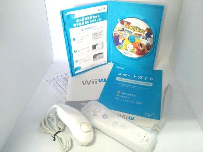 二手購於日本任天堂日規wii U主機平板觸控電源線hdmi