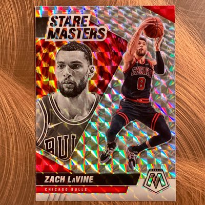 2021 Panini Mosaic Zach LaVine Stare Masters Mosaic Prizm; Chicago Bulls