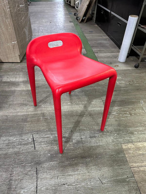 吉田二手傢俱❤IKEA紅色塑鋼椅 餐椅 咖啡椅 會客椅 接待椅 會議椅 戶外椅 休閒椅 商業椅