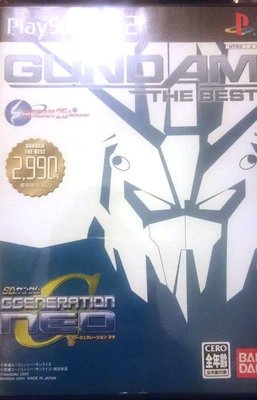 【PS2-GAME】 SD鋼彈 G世代 NEO the Best版 GENERATION 純日版