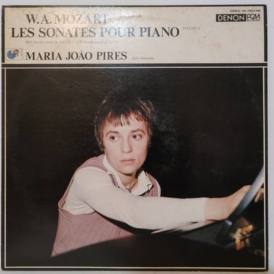 古典黑膠 Mozart【Piano Sonata No.7 / No.9】Maria Joao Pires 日本DENON 1974