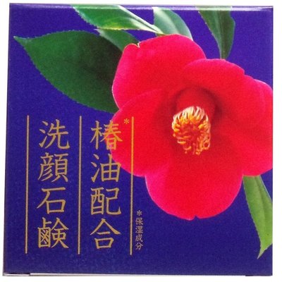 303生活雜貨館 日本製 clover日本製洗顏皂80g-茶花  椿油 4901498125229