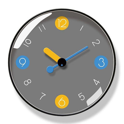 [10寸]掛鐘客廳鐘錶簡約北歐家用時鐘掛表現代靜音石英鐘