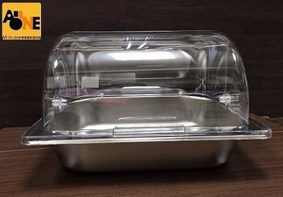 ~All-in-one~【附發票】PC透明蓋(可掀式)+不鏽鋼調理盆/(組) 麵包甜點盤+蓋/(組) 食物保鮮盒
