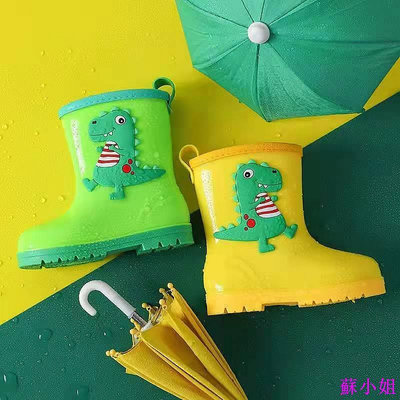 兒童厚底防水防滑雨靴雨鞋幼兒雨鞋寶寶雨鞋柔軟耐折雨鞋