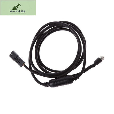 Edb  AUX 輸入適配器母頭 3 針電纜  用於寶馬 E39 E53 E46 X5 BM54 16 9 CD