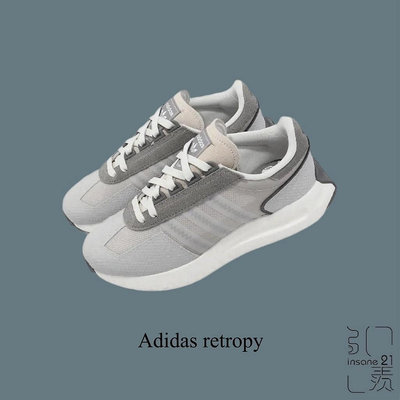 ADIDAS RETROPY E5 BOOST 灰白 復古 休閒鞋 IE0484【Insane-21】