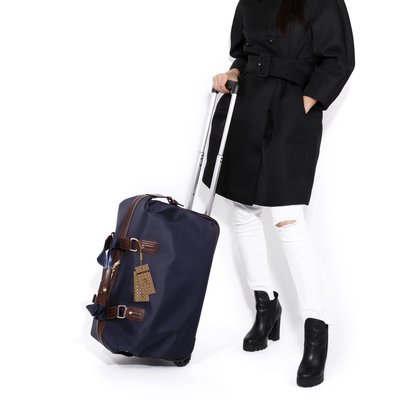 DITD男折疊手提旅行包拉桿包女輕便大容量旅行袋行李包登機旅游包~特價